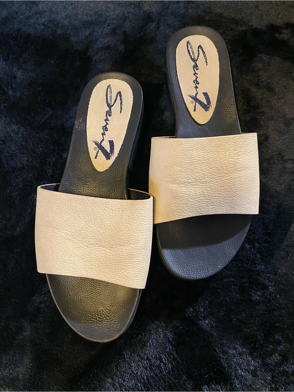 Nude Seven7 Slide Sandals for Women